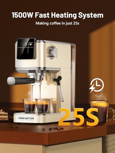 Espresso Machine with Milk Frother Steam Wand, 40oz Water Tank Z33345