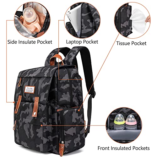 Pink Diaper Bag Backpack I1524