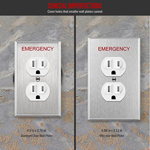 Stainless Steel 1-Gang Wall Plate F198027