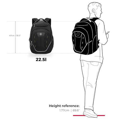 Large Backpack with USB Charging Port and RFID Protection X907