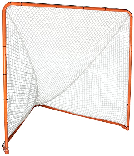6 x 6-Feet Orange Lacrosse Folding Goal P828