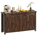 Oak Sideboard Buffet Cabinet with Storage and Doors W606952
