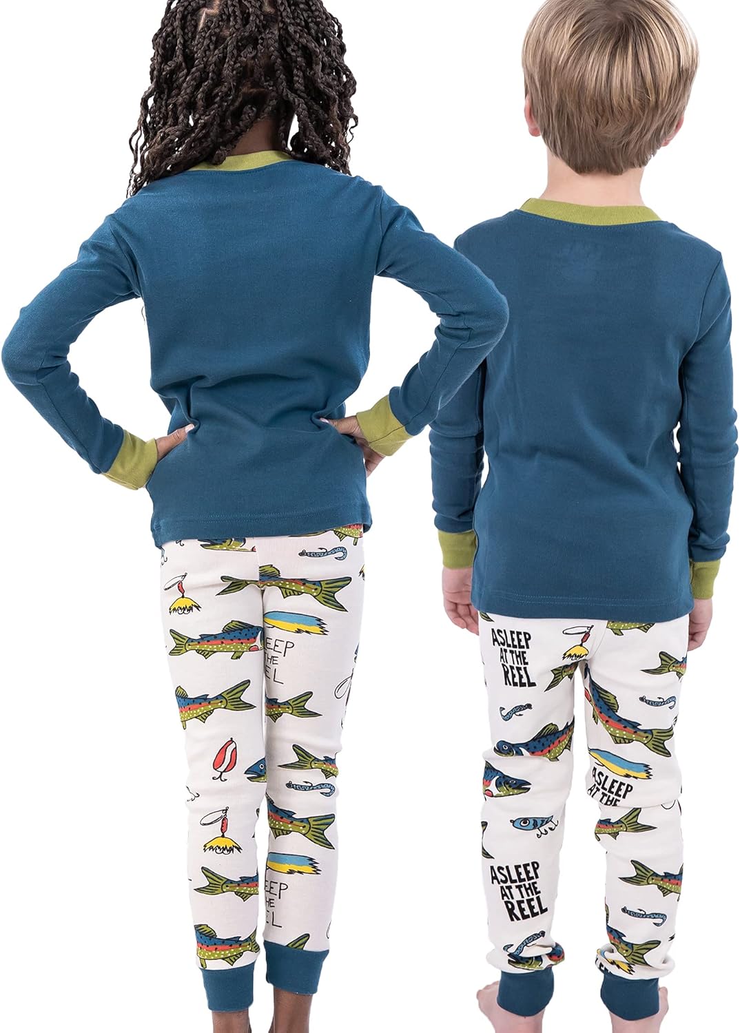 Warm Long-Sleeve Pajama Sets for Kids J244086