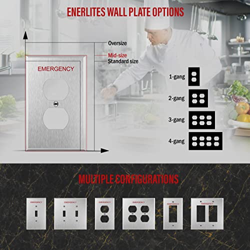 Stainless Steel 1-Gang Wall Plate F198027