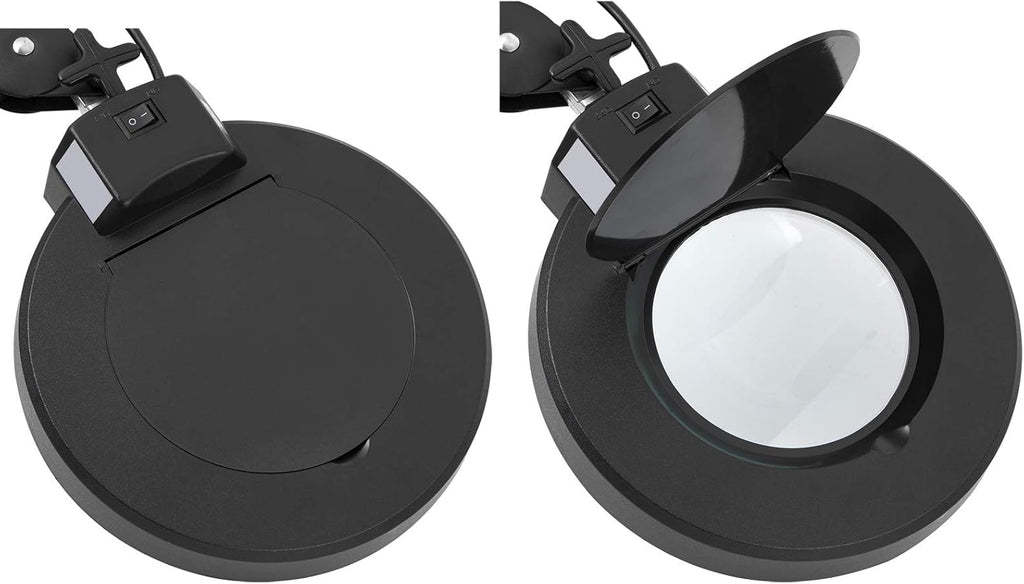 8x Magnifying Glass Architect Lamp with Desk Clamp Mount N530