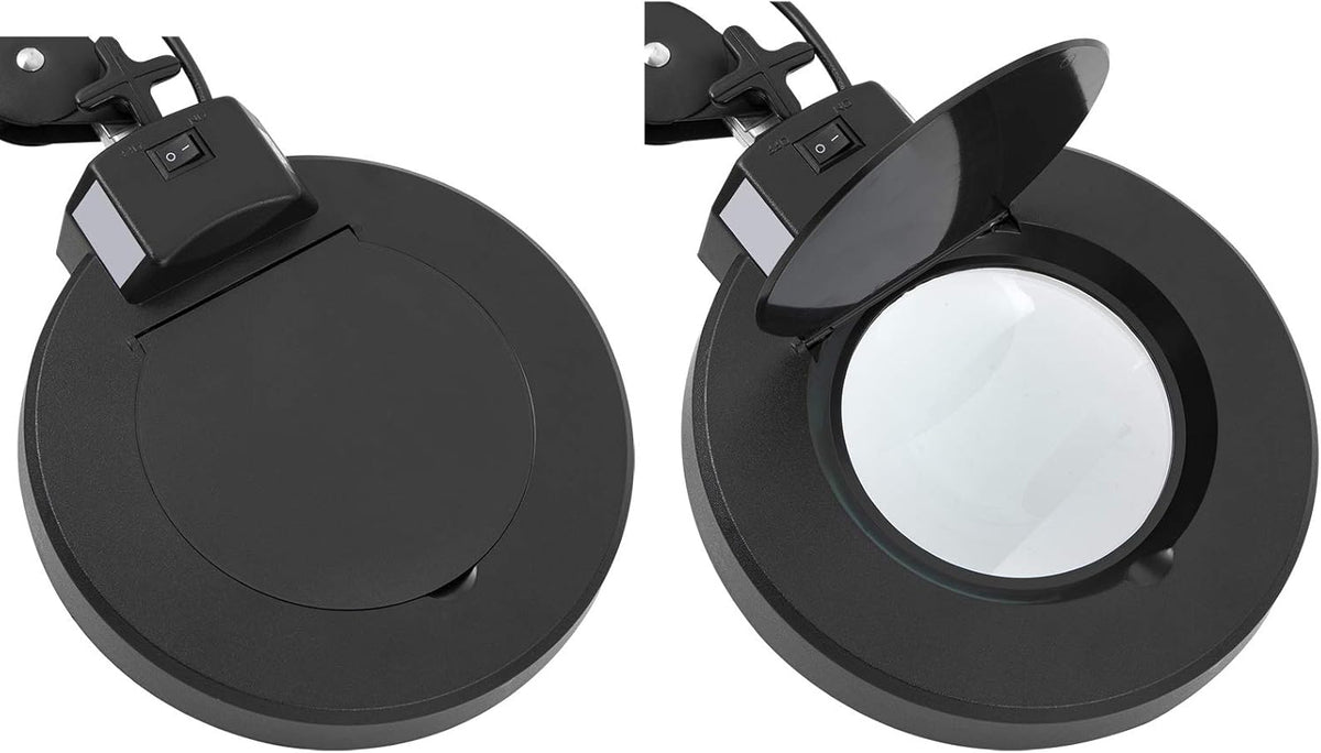 8x Magnifying Glass Architect Lamp with Desk Clamp Mount N530