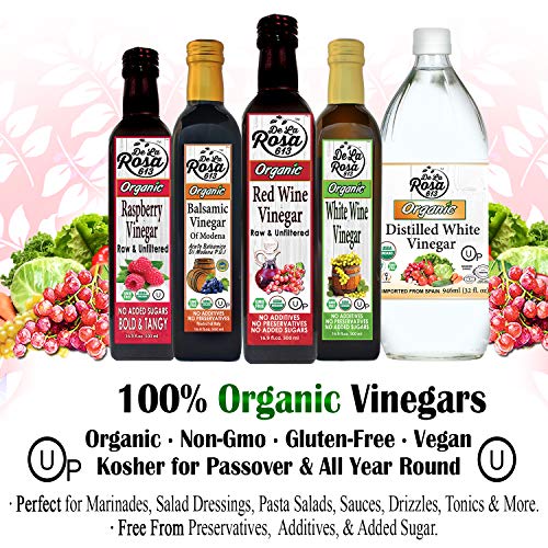 Organic Red Wine Vinegar, 16.9 Oz (Pack of 1) L6231