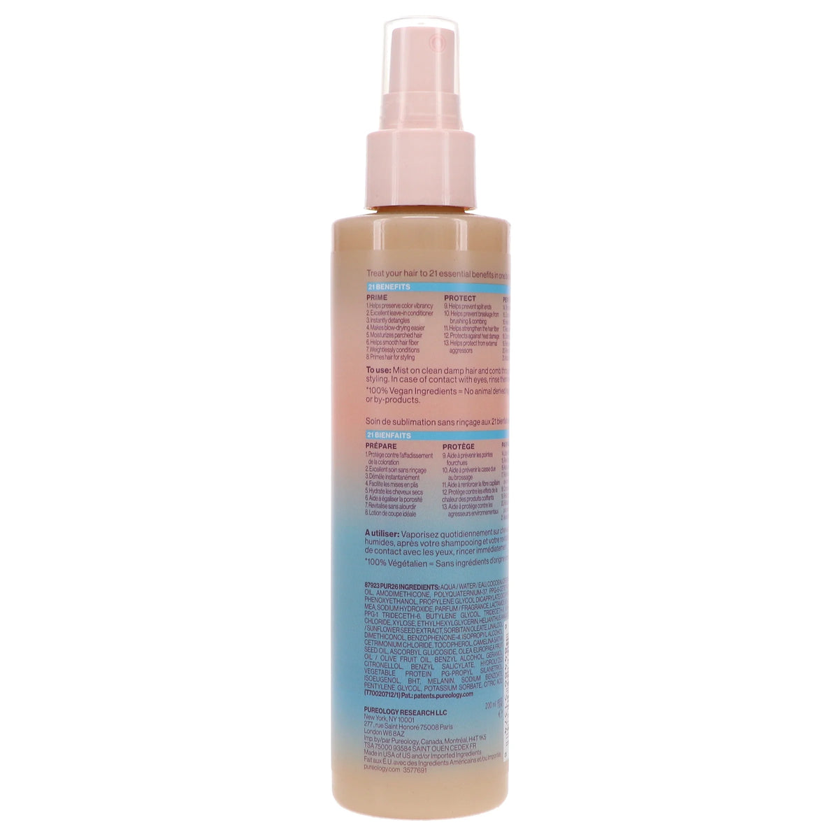 21 Essential Benefits Multi-Tasking Leave-In Spray 6.7 oz T363