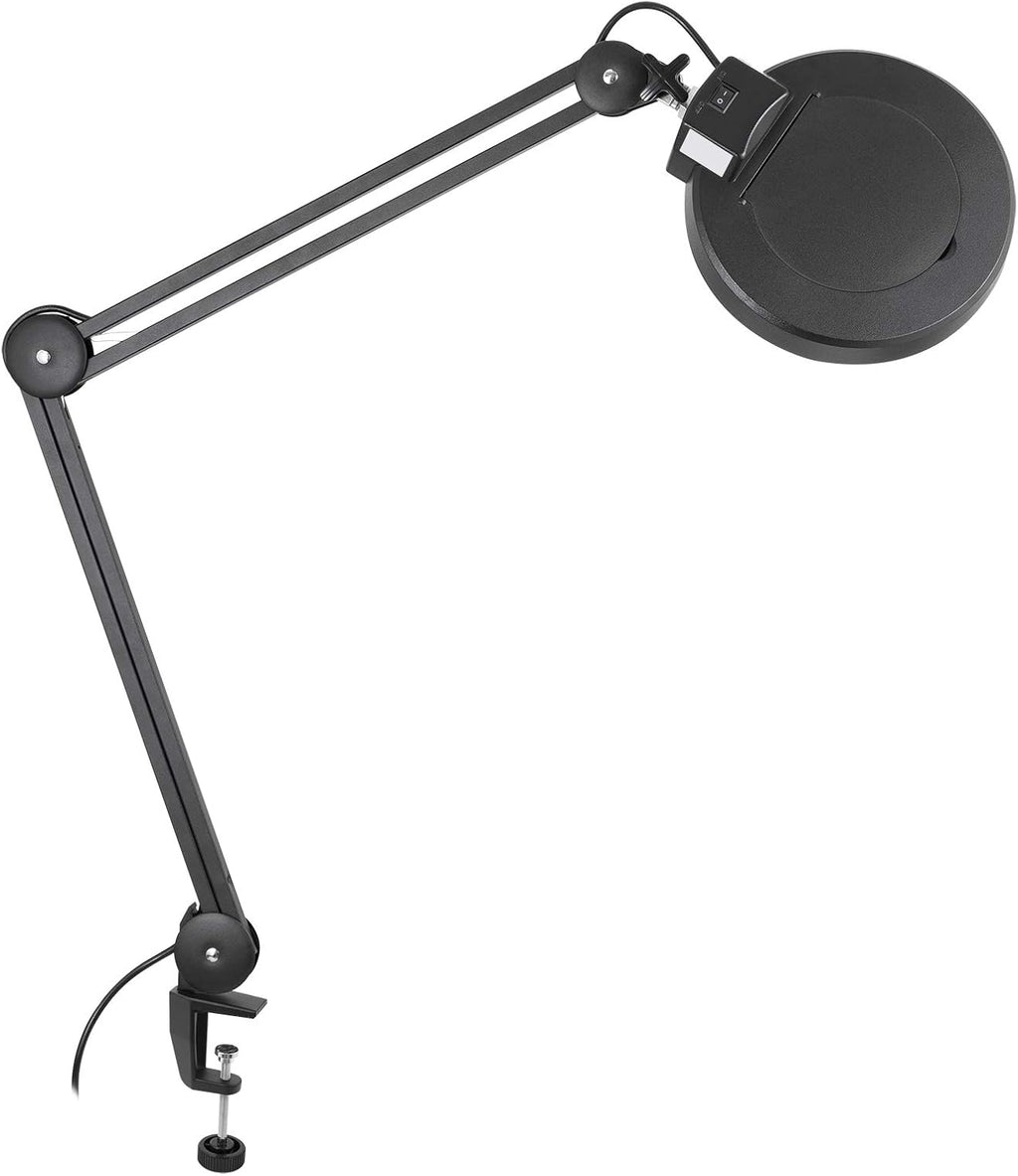 8x Magnifying Glass Architect Lamp with Desk Clamp Mount N530