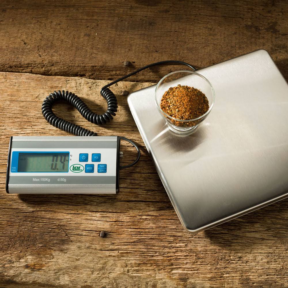 330 lb. Stainless Steel Digital Scale J965318