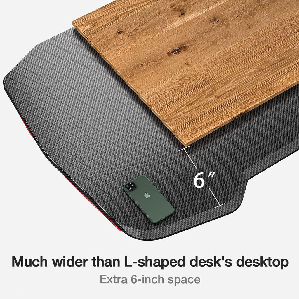 47 inch Black Computer Desk with Monitor Stand M6186