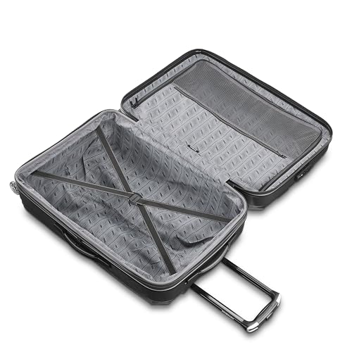 Black Hardside Expandable Luggage with Spinner Wheels, Carry-On 20-Inch R567
