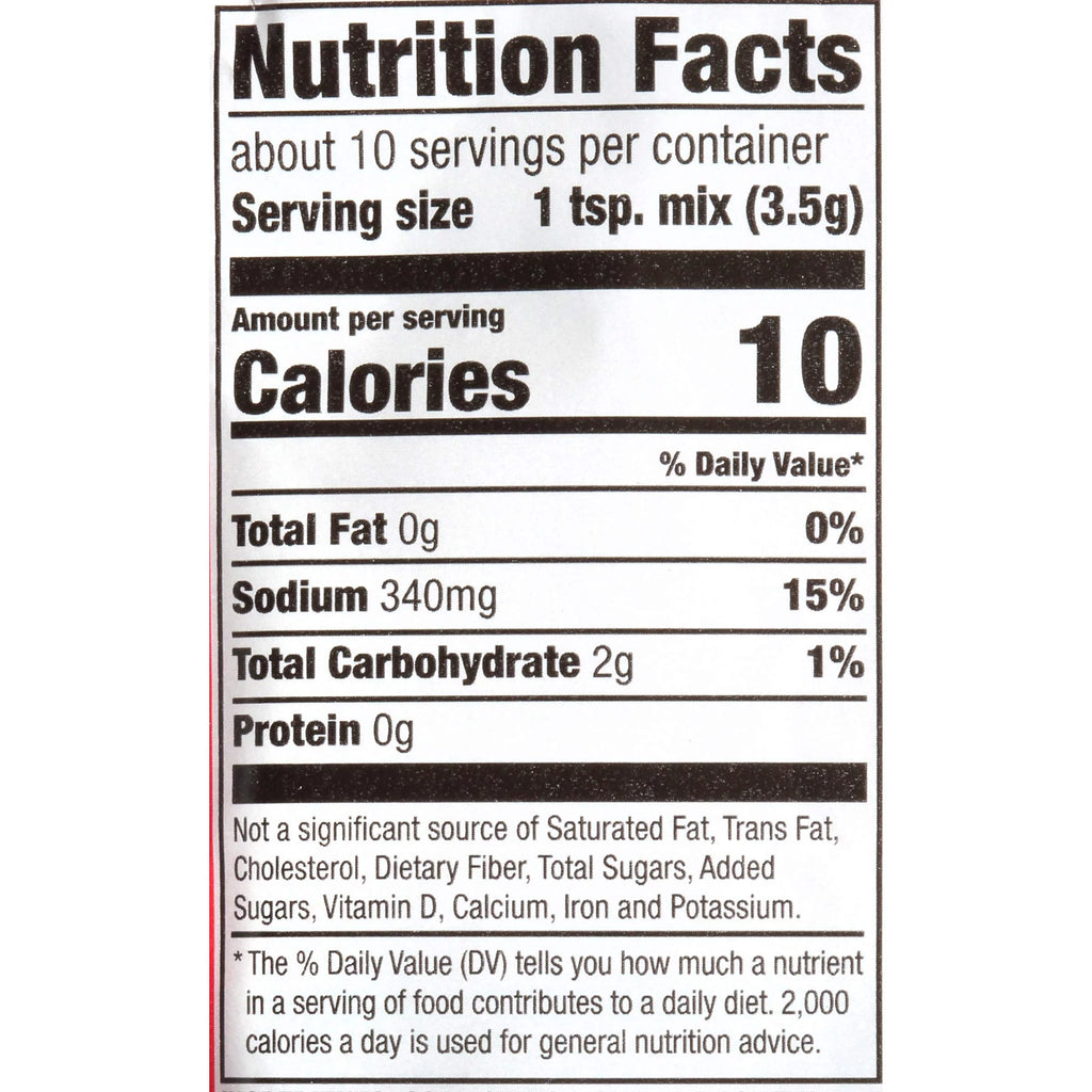 1.3 oz Pack of 24 Seasoning Mix U233