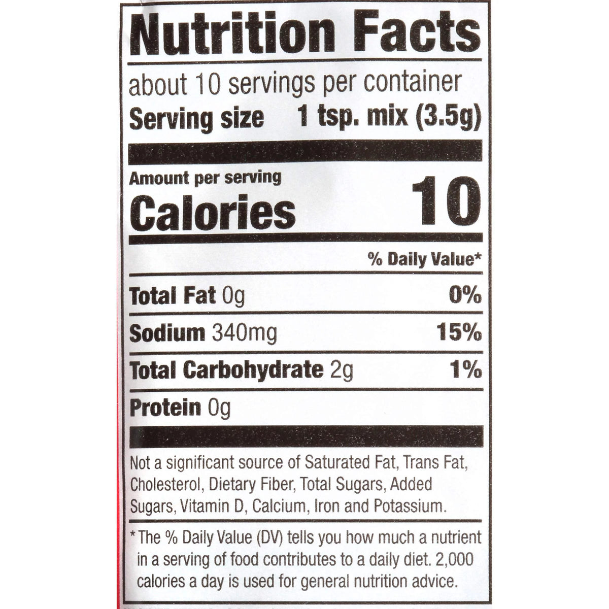 1.3 oz Pack of 24 Seasoning Mix U233