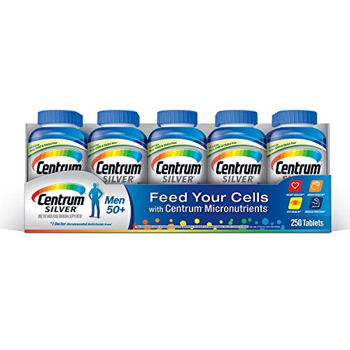 250 Count Multivitamin Supplement for Men 50 Plus D224412
