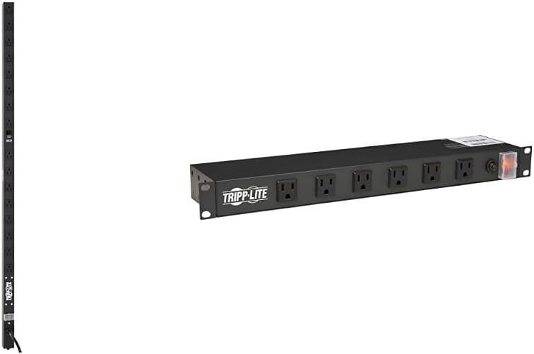 Metered PDU, 15A, 8 Outlets, 120V, 15 ft. Cord, 0U Vertical Rack-Mount Power X924827