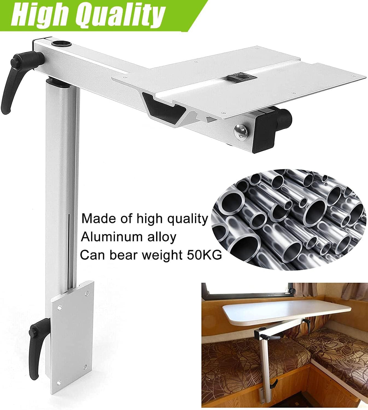 Adjustable Aluminum Alloy 360 Degree Rotation RV Table Mount L6177
