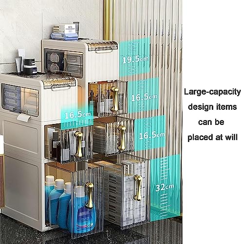 Bathroom Floor Cabinet stackable storage drawers Floor Standing Cabinet Unit Bathroom Storage A153