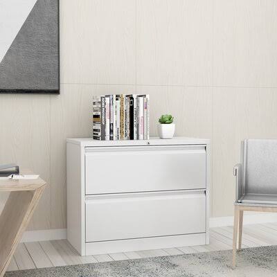 2-Drawer Lateral Filing Cabinet White N98569
