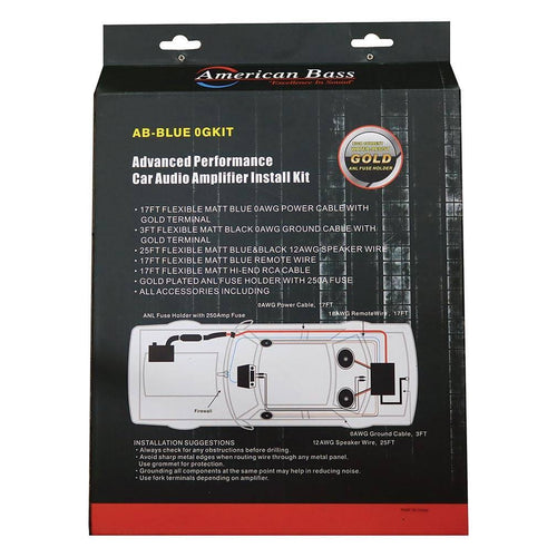 0 Gauge Wiring Kit 250A ANL Fuse W513505