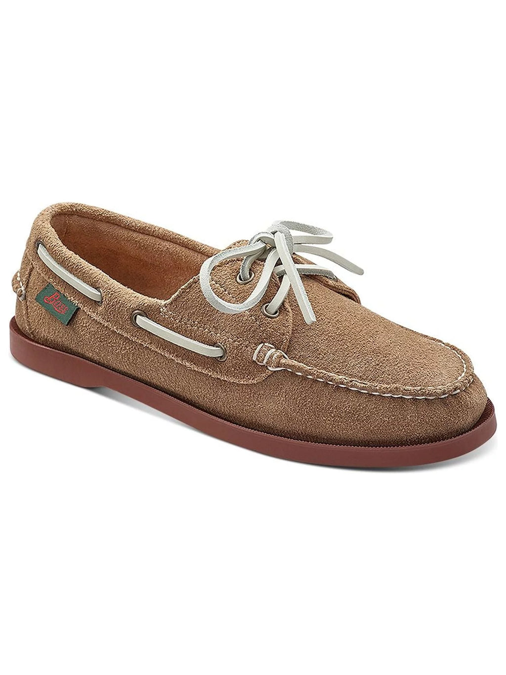 Womens Desert Sand Beige Removable Padded Insole Slip Resistant Round Toe Lace-Up Leather Loafers Shoes 11 M T7612