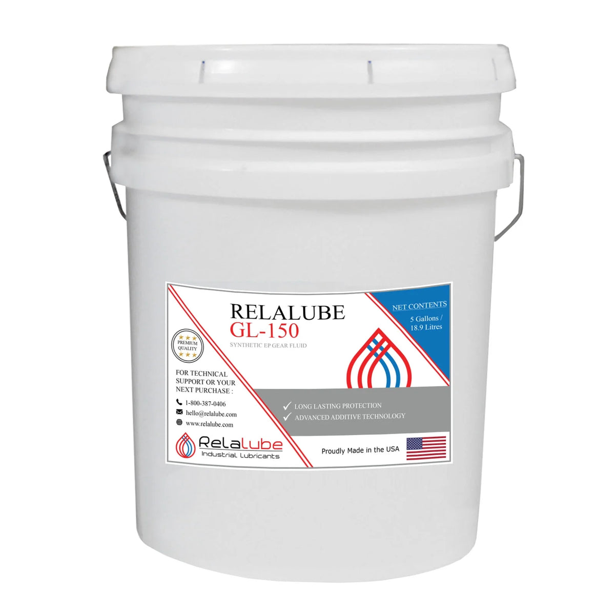 Synthetic EP Gear Fluid, ISO VG 220 - 5 Gallon Pail K502