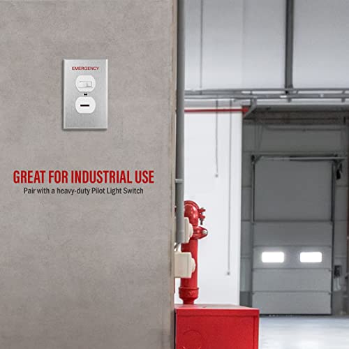 Stainless Steel 1-Gang Wall Plate F198027