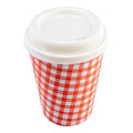 White Plastic Coffee Cup Lid 500 Count Box Q8347