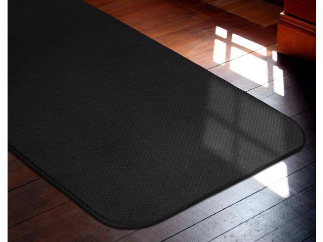 Skid-Resistant Carpet Runner Black 24 ft. x 27 in. I35784