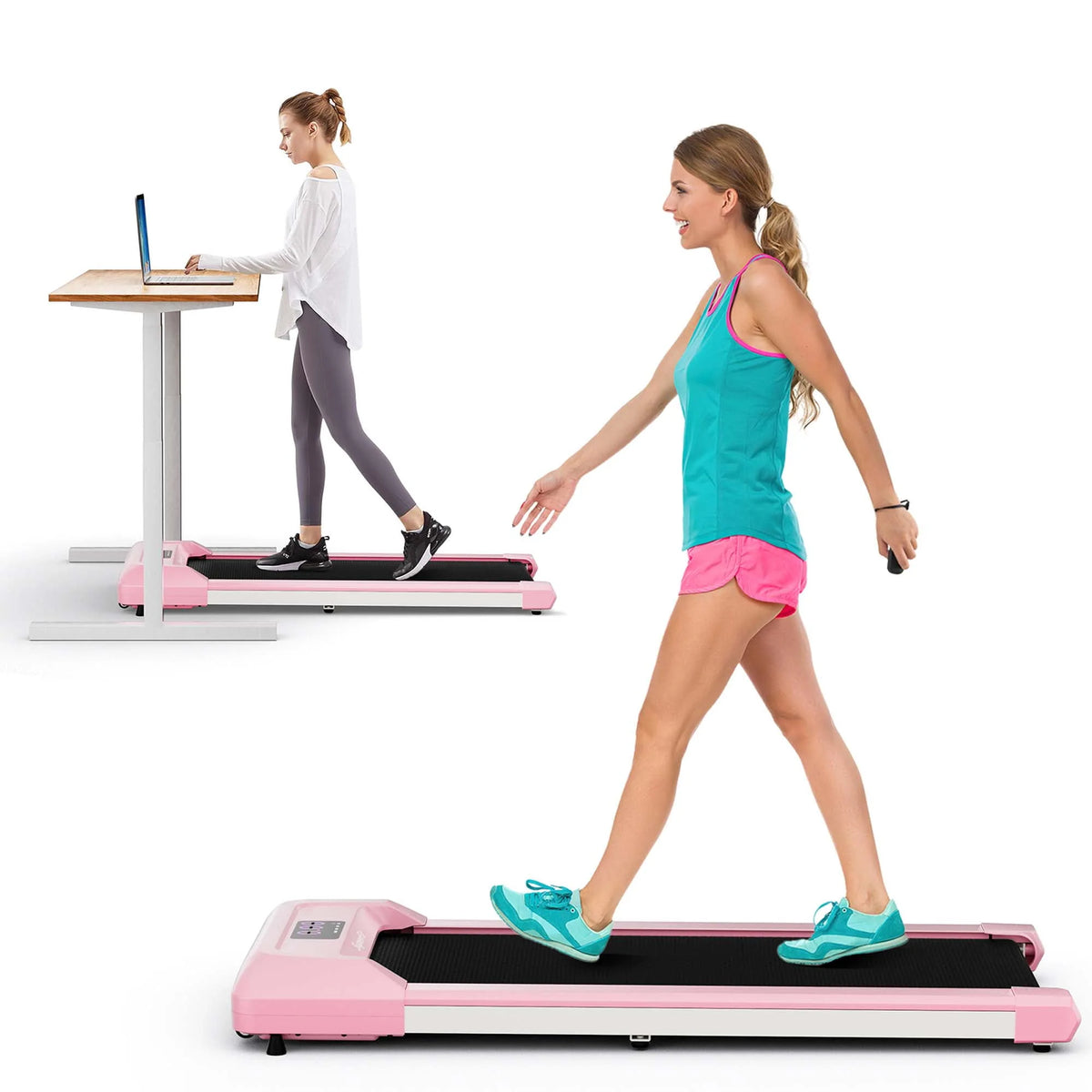 0.6-3.8MPH Walking Pad Under Desk Treadmill with Remote Control N581