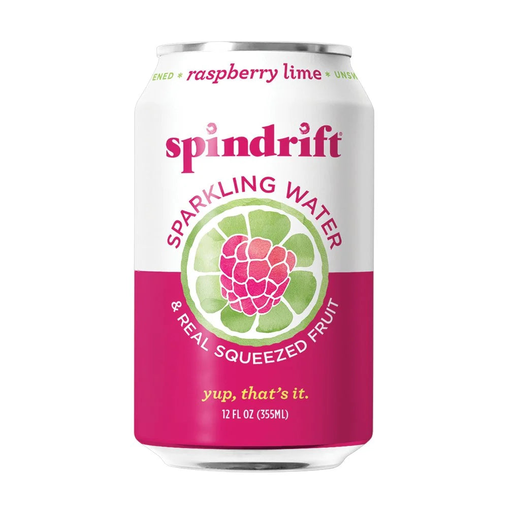 Raspberry Lime Sparkling Water 12 fl oz Pack of 2 J8664