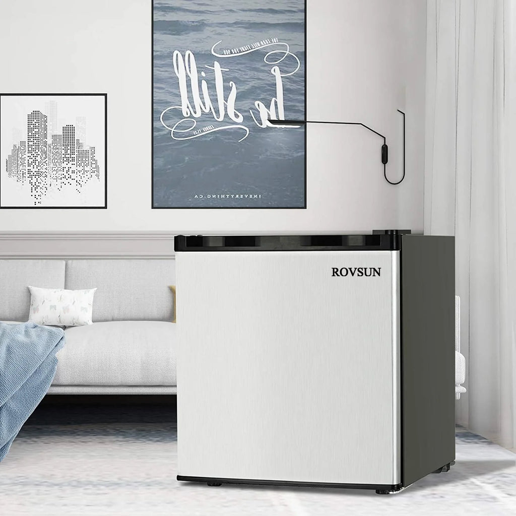 1.1 Cu.Ft Compact Upright Freezer with Shelf & Adjustable Thermostat G82278