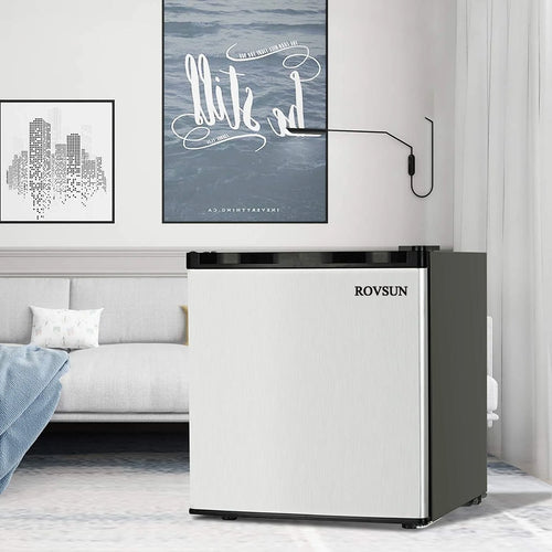 1.1 Cu.Ft Compact Upright Freezer with Shelf & Adjustable Thermostat G82278