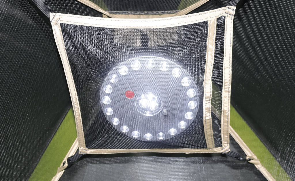 Green Lighted Shower Tent A4086
