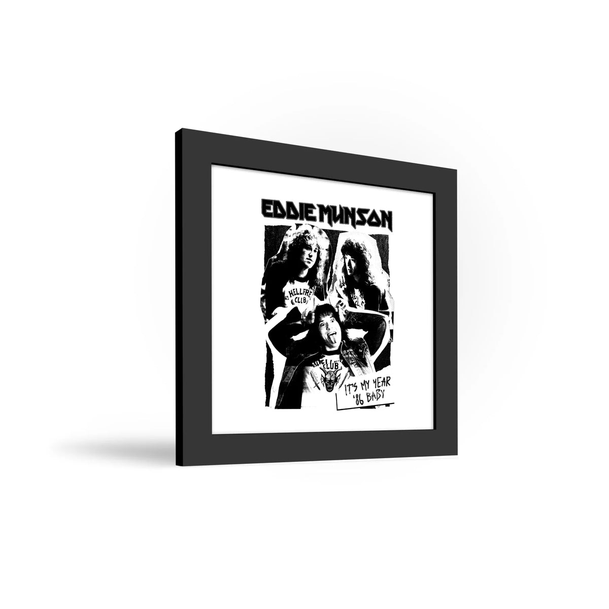 Black Framed Wall Art, 12" x 12" R100