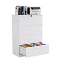 4 Drawer Metal File Cabinet with Lock F466
