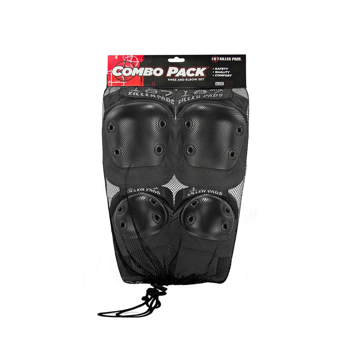 187 Combo Pack Pads Black H305