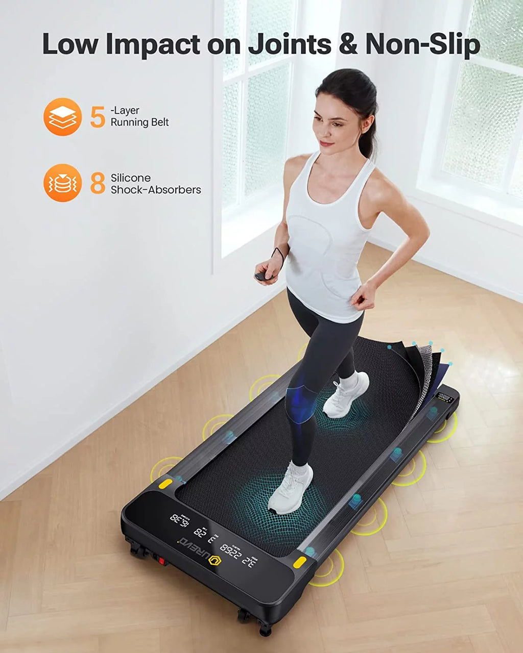 2.5 HP Treadmill with Auto Incline V7467