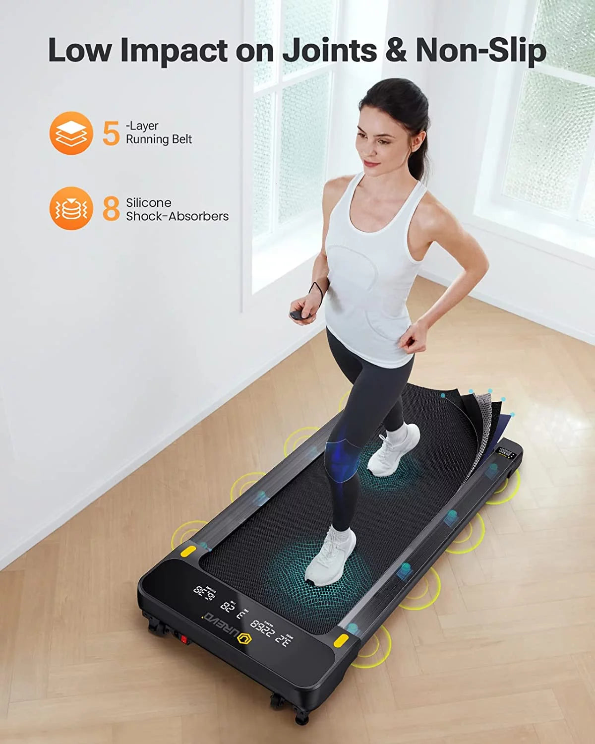2.5 HP Treadmill with Auto Incline V7467