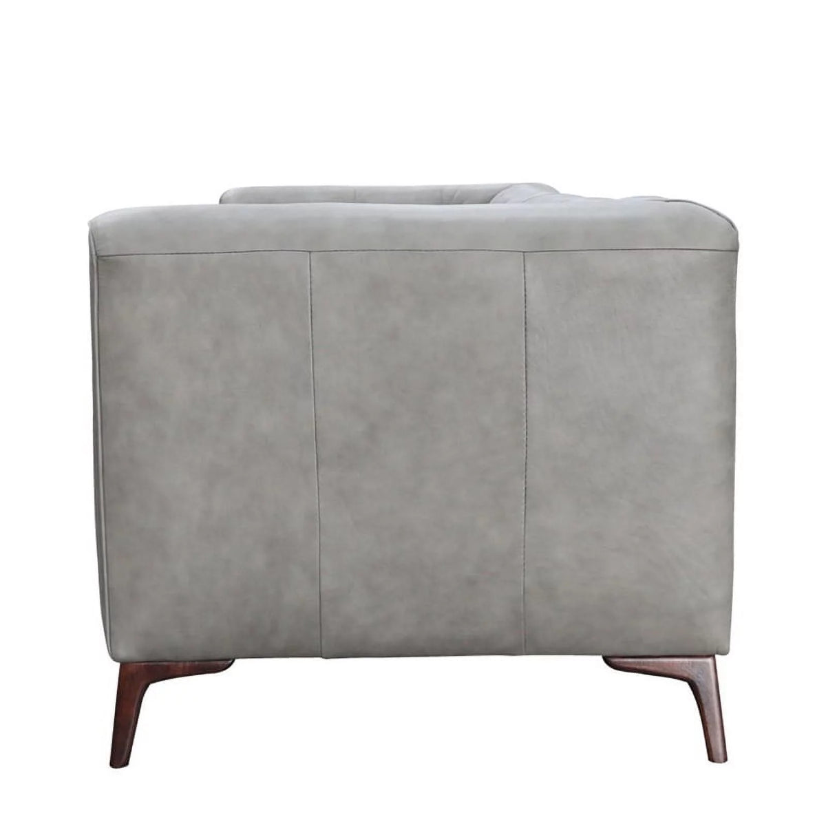 Gray Genuine Leather Sofa X9568