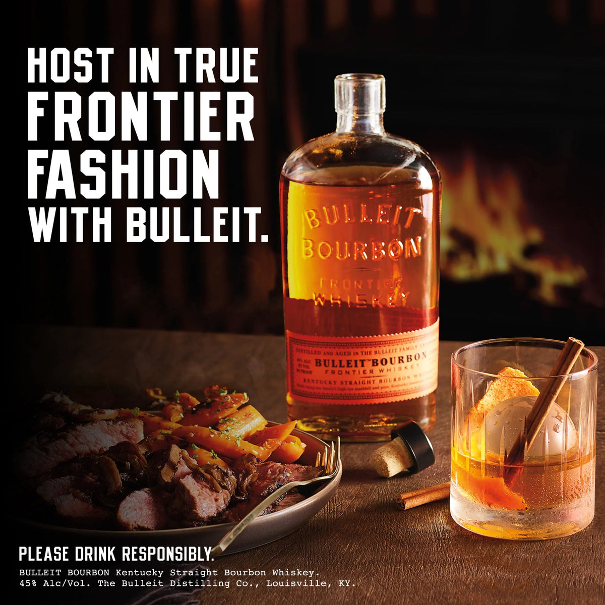 Bourbon Whiskey 750 mL 45% ABV F7395