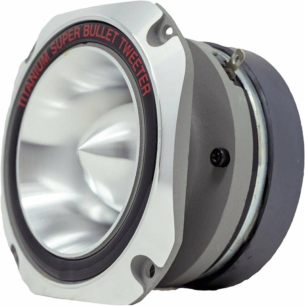 4'' Titanium Bullet Tweeter Super Tweeter, 1500W Peak, Pack of 2 R160