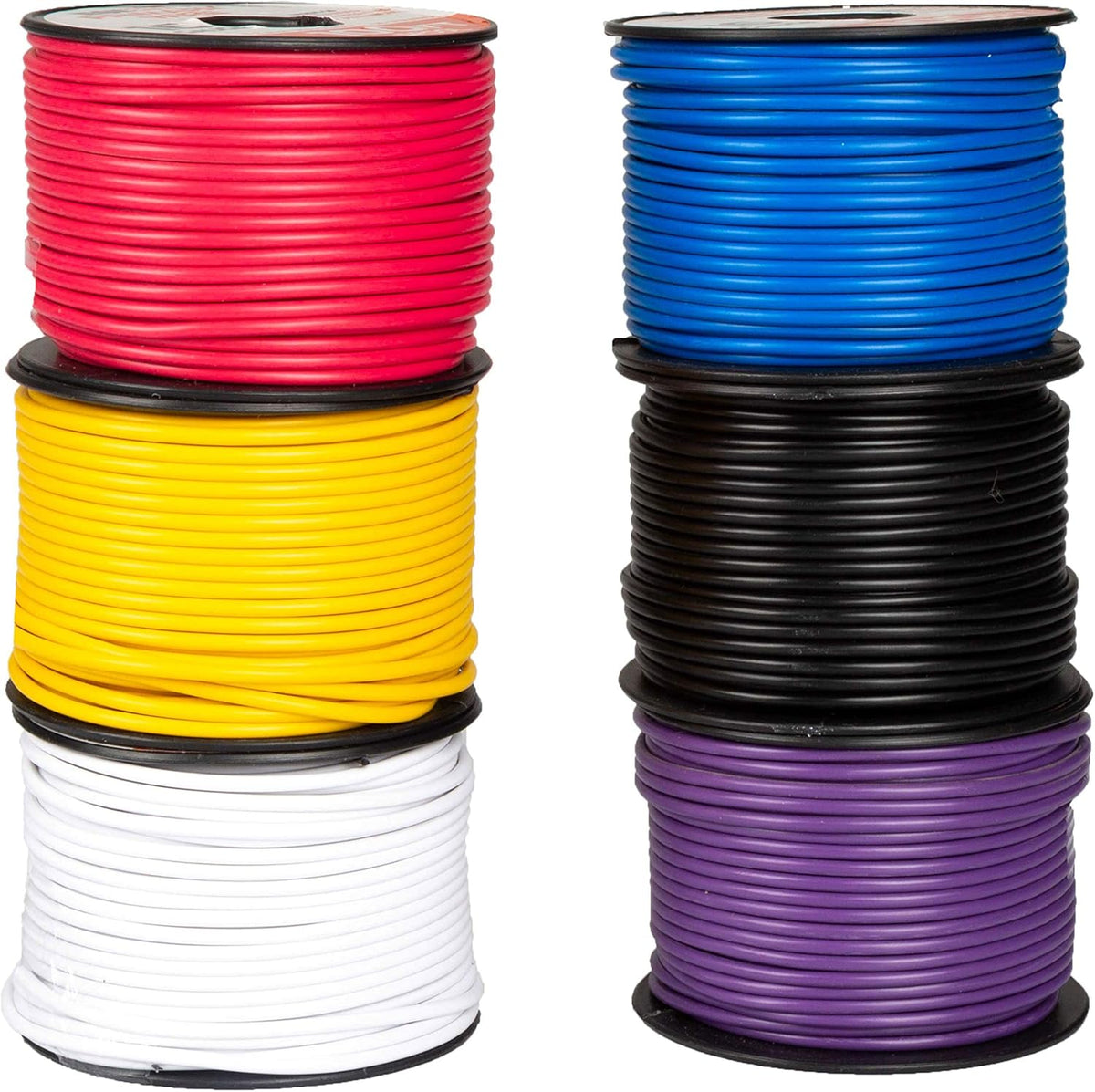 16 Gauge Copper Clad Aluminum Wire 100 Ft per Roll, 10 Roll Assortment Pack of 2 L396