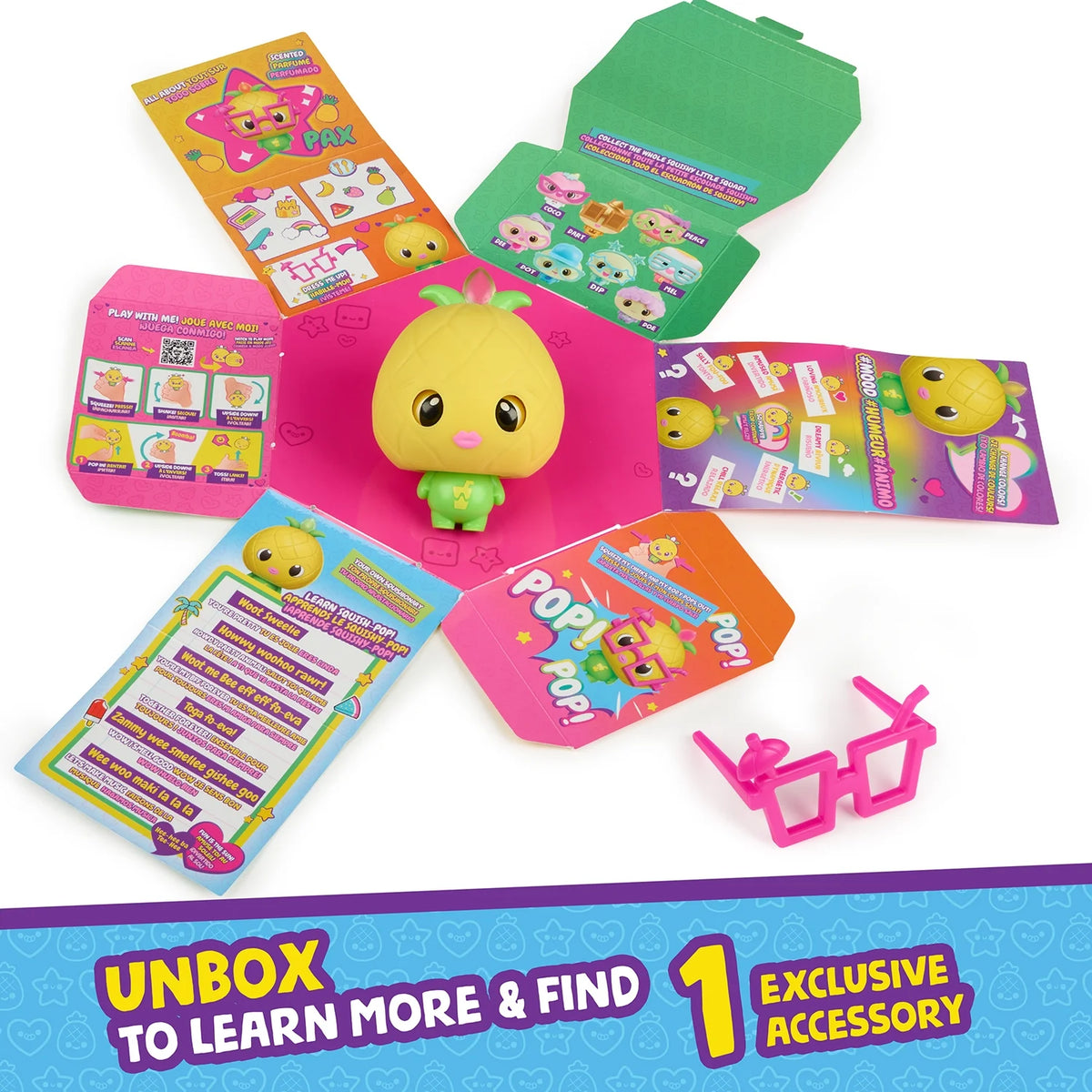 Pineapple Interactive Doll Collectible With Accessories H24304
