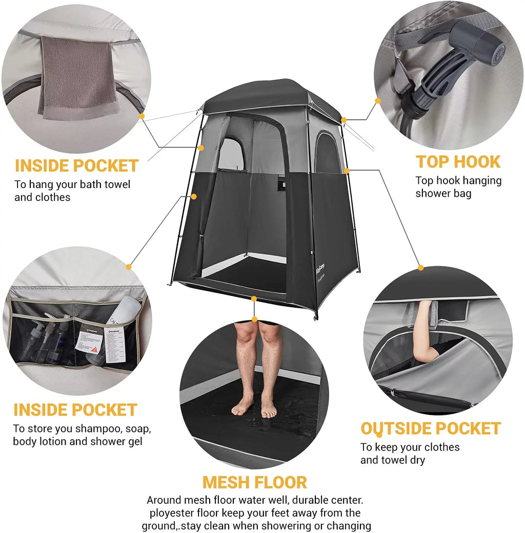 Oversized 1 Room Waterproof Camping Privacy Tent D409358