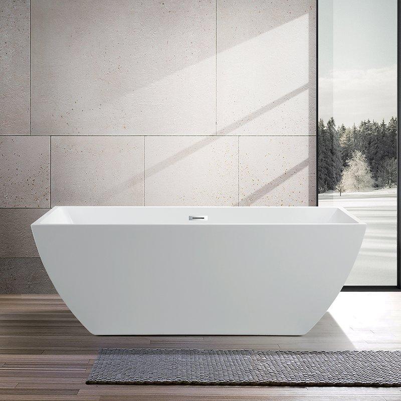 67 in. Acrylic Freestanding Soaking Bathtub J40649