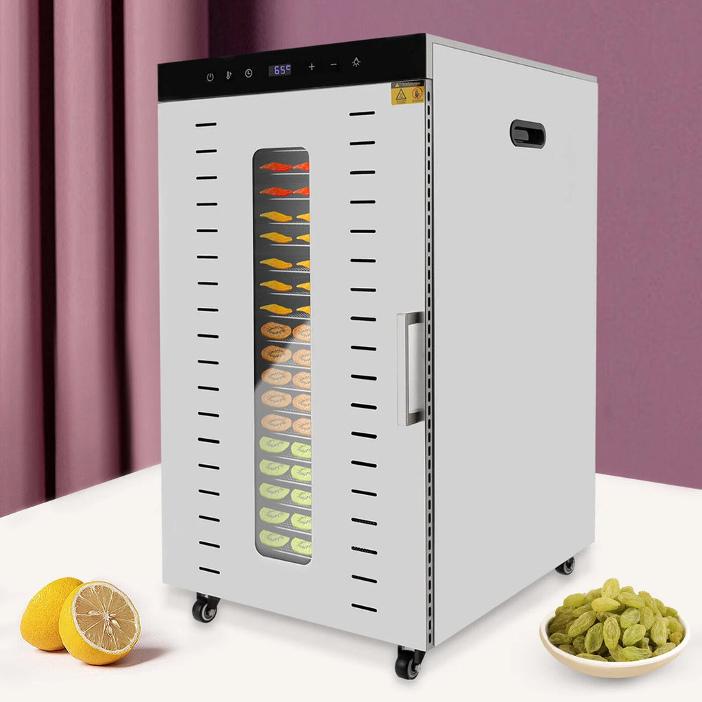 1700W Multi-Tier Electric Food Dehydrator with 20 Stainless Steel Trays T450