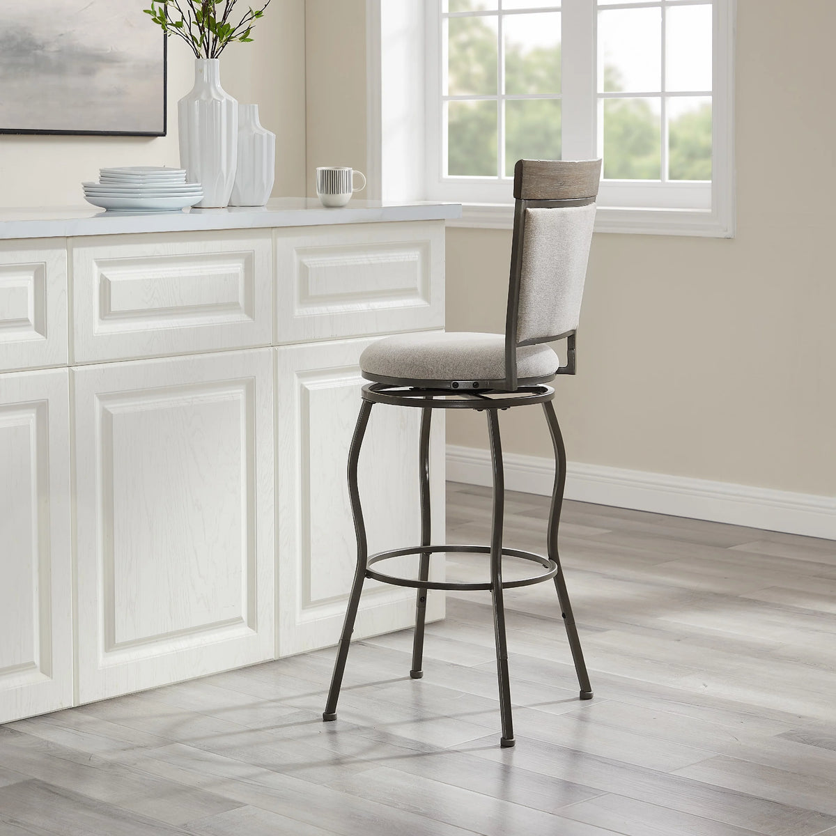 Caramel Faux Leather Accent Chair B34896
