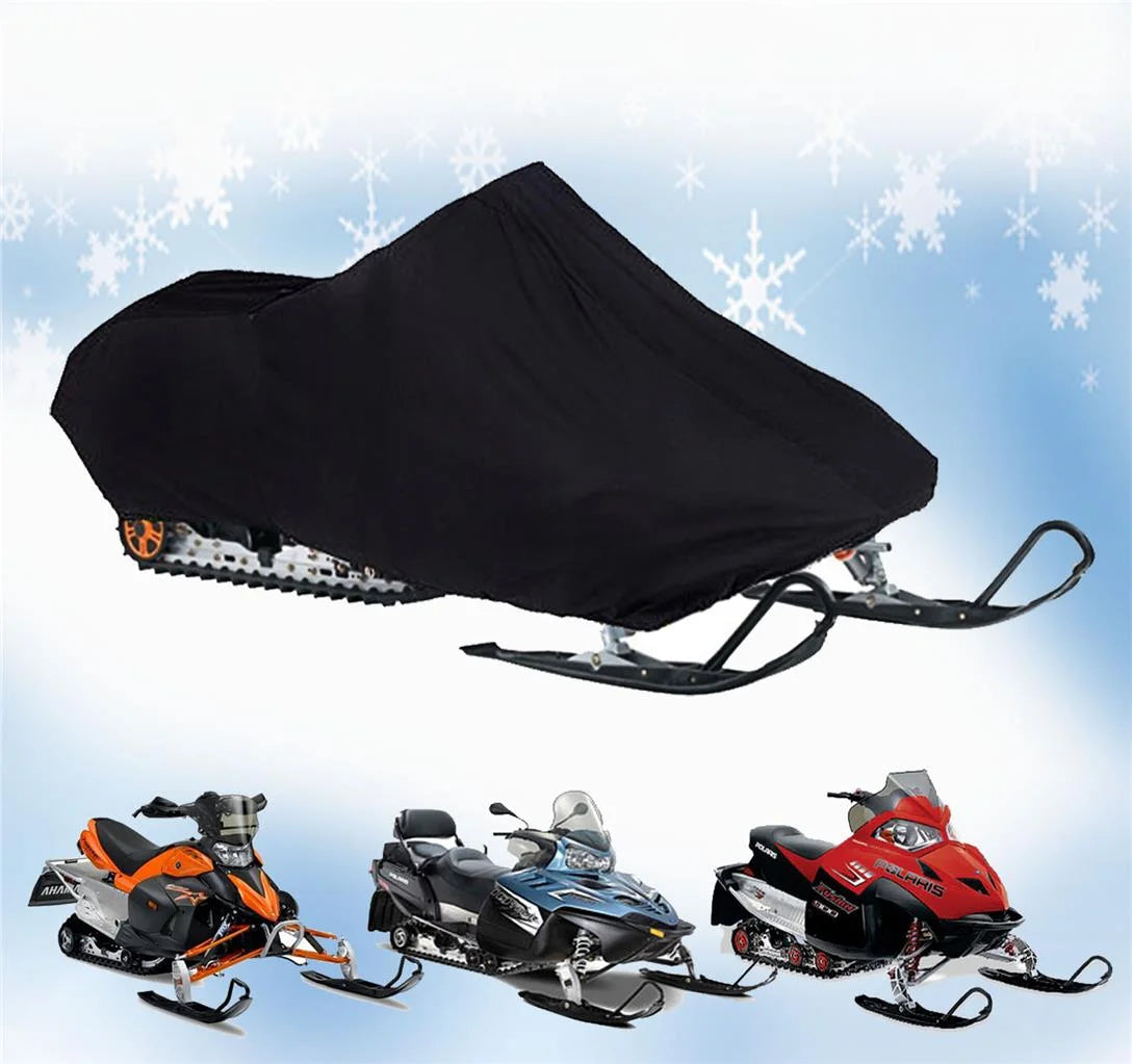 200 Denier All Black Snowmobile Cover K38598