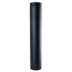 4 x 48 in. Ventis Direct Vent Pipe with Painted Black Y9168